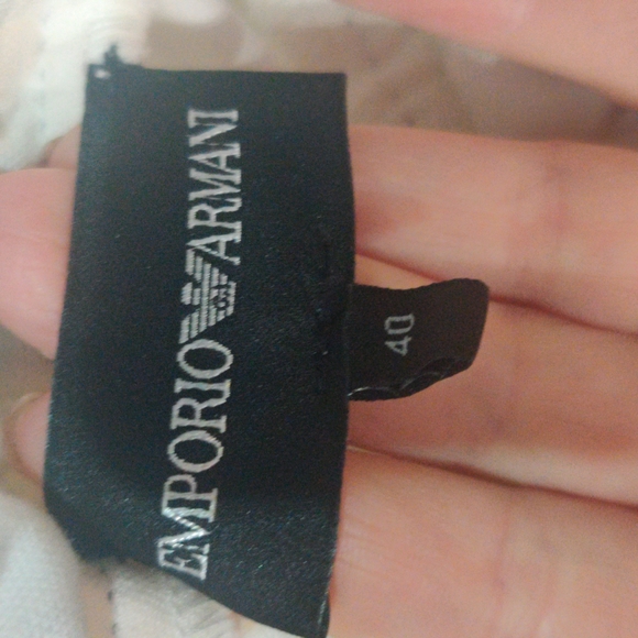 Emporio Armani white jeans